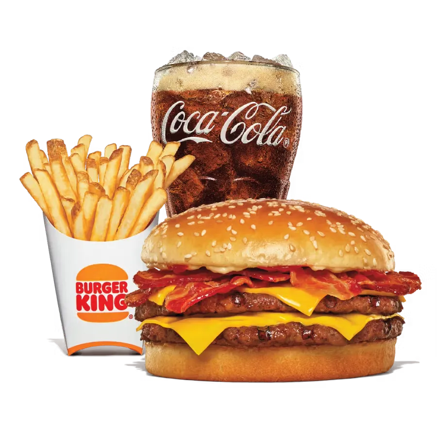 Bacon King Medium Combo