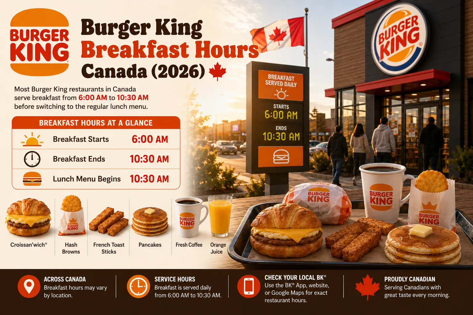 Burger King Breakfast Hours Canada