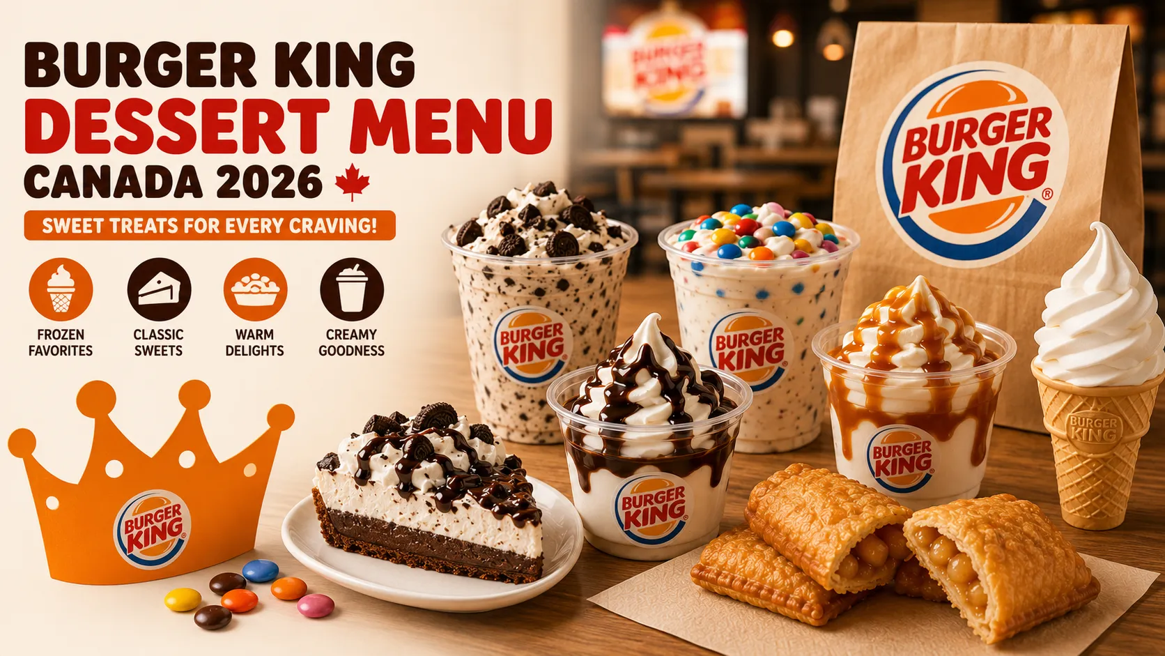 Burger King Dessert Menu Canada