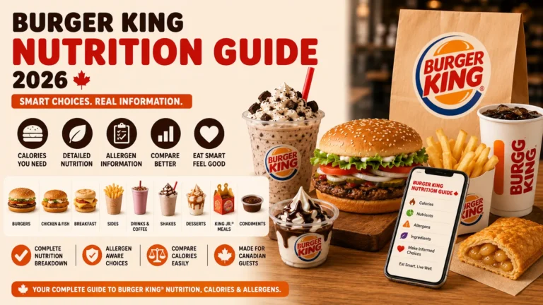 Burger King Nutrition