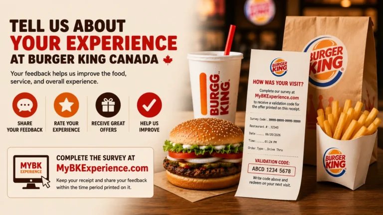 Burger King Survey Canada