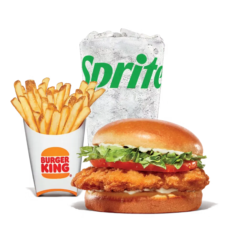 Crispy Chicken Sandwich Medium Combo