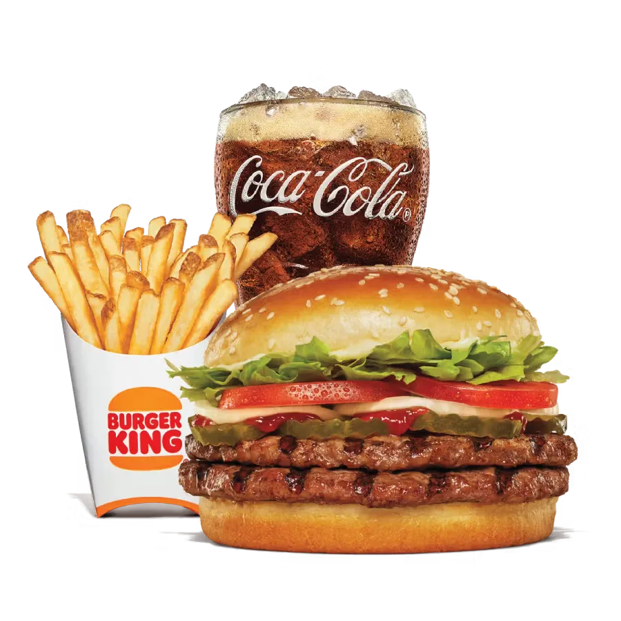 Double Whopper Medium Combo