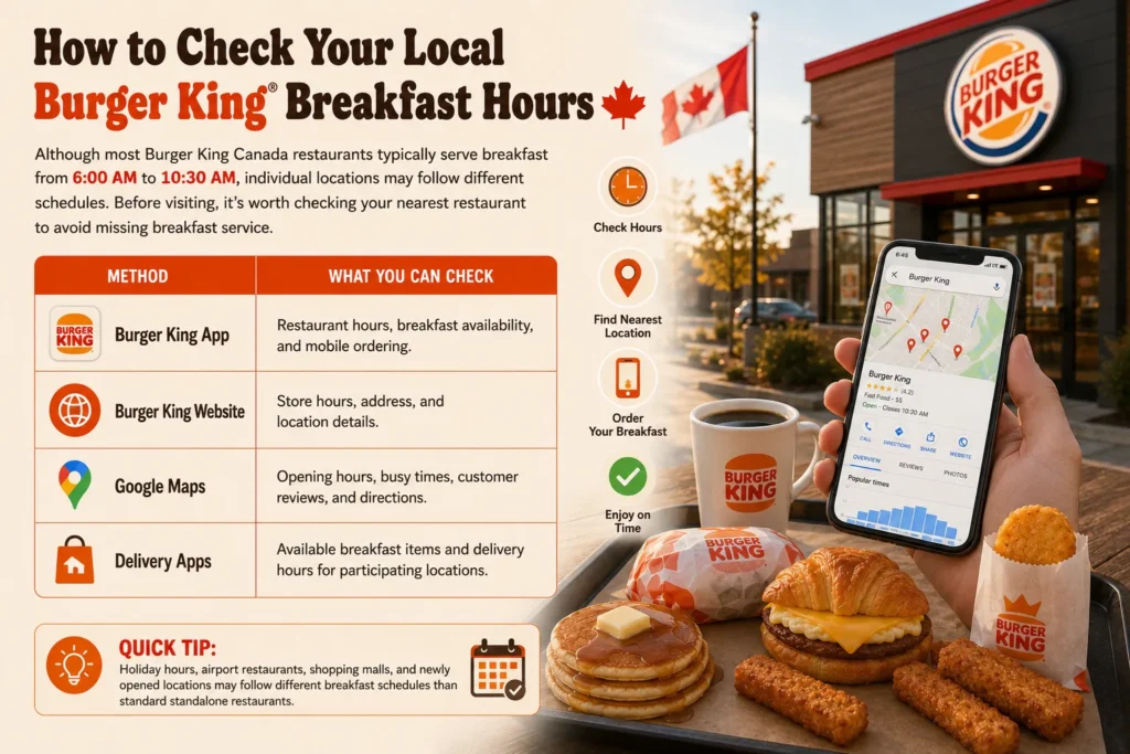 How to Check Your Local Burger King Breakfast Hours