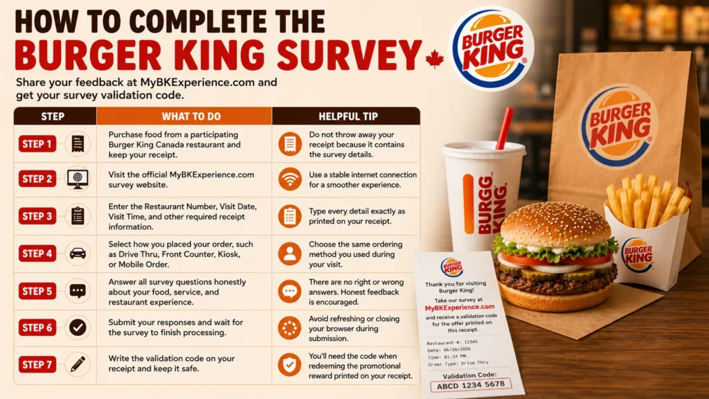How to Complete the Burger King Survey