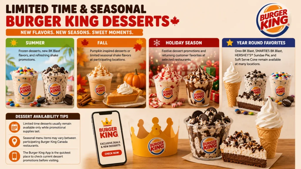 Limited Time & Seasonal Burger King Desserts
