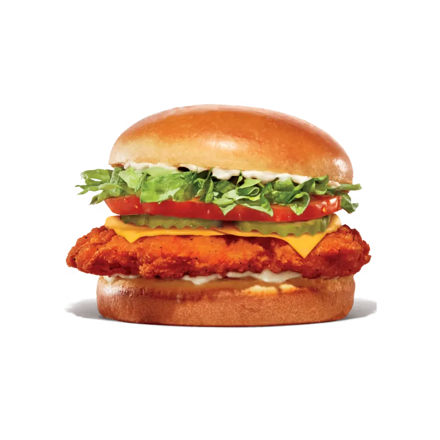 Spicy Deluxe Crispy Chicken Sandwich