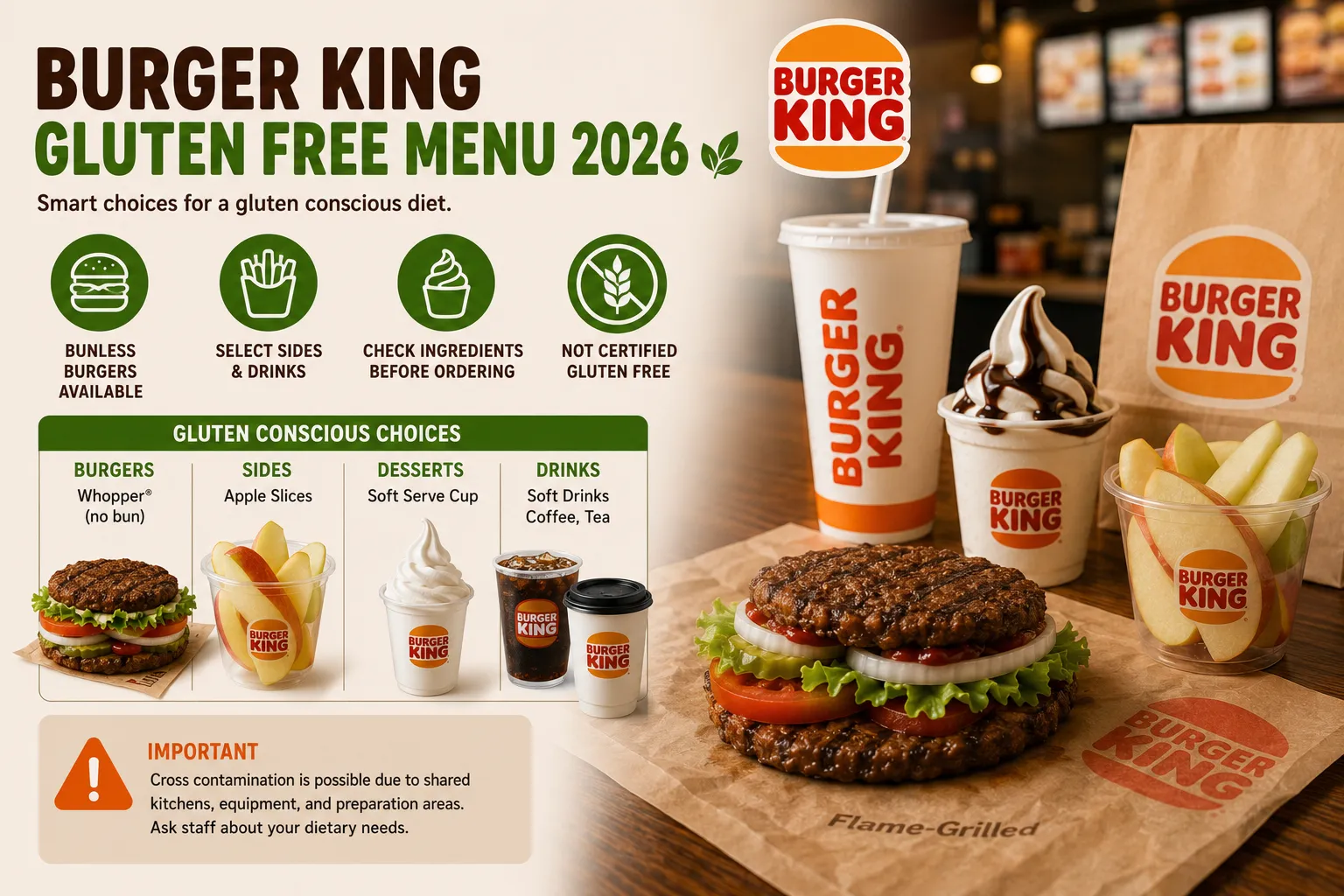 Burger King Gluten Free Menu
