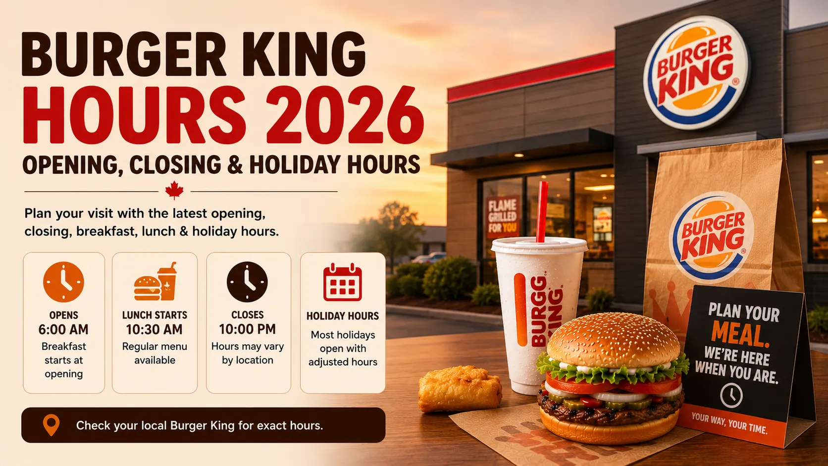 Burger King Hours