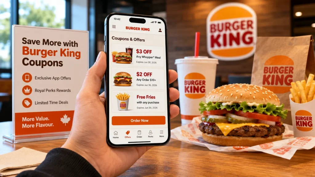 Promo offers at Burger King